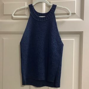 Two JCrew High Neck Sweater Tank